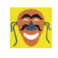 인지발달 미술놀이 집콕놀이키트 미술활동 데코샌드 액자만들기 하회탈