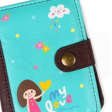 심플 지갑 민트 어린이 소지품 관리 역할 놀이용