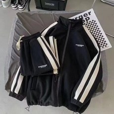 好評優選秋季衛衣套裝高級感痞帥男裝一套搭配潮流帥氣休閒運動潮男穿搭