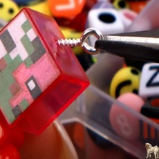 꿀이맘 키링 고정핀 9자핀 4x8 200P 9핀