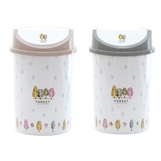FOREST 원형푸쉬휴지통 3L, 랜덤발송