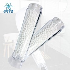 潔霖安健旗艦店 沐浴器淨水器專用濾心 除氯好幫手 沐浴器替換濾心 除氯把手濾芯, 1個, 2入裝