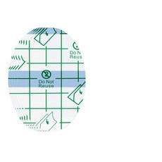 兒童防水耳貼，透氣防水PU膜，易撕背貼，柔軟材質，加大加厚無菌棉, 透明, 30個