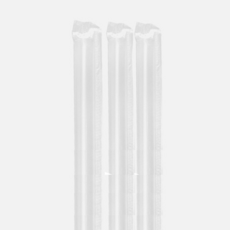 버블티 빨대 스트로우 12x 21cm 개별포장 투명, 800개