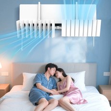 Skansol 직풍방지 블라인드 벽걸이 에어컨 바람막이, 1개, 풍향조절