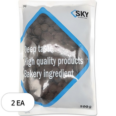 이르카 키론카오 다크 코팅초콜릿, 2개, 500g