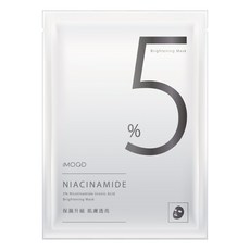 iMOOD 5% 菸鹼胺醣醛酸亮白面膜, 1組, 1入