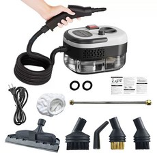 비쎌 스팀샷 Omni 모델 스팀 47 청소기 년, H. 화이트노브 1200ml 업그레이드 유리, T. 화이트노브 200ml 업그레이드된 유리 세정제 세