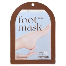 프리티스킨 리치 모이스처 풋 마스크 발 각질제거 시어버터 아기발 스크럽 굳은살제거, 1개