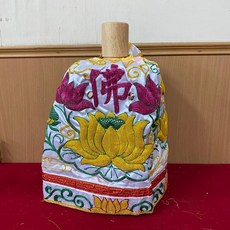 京綸 1尺3 神明衣 潮繡 潮州繡 觀音，精緻手工刺繡，多種神像適用，展現您的虔誠敬意, 一般潮繡白色,1尺2, 1個