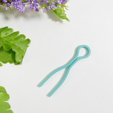 플라스틱 보빈클립 실클립 보빈클립 실밥 빠짐 방지 컬러, 녹색, 7cm, 1개