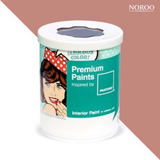 노루페인트 팬톤 내부용 실내벽면 무광 페인트, 161522RoseDawn, 1L, 1개