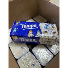 Tempo三層萬用廚房餐巾紙60抽，吸水力強，廚房清潔好幫手，原生紙漿安心使用, 1個, 單包