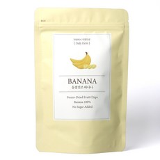 동결건조 과일칩 무설탕 무첨가 바나나칩, 2개, 35g