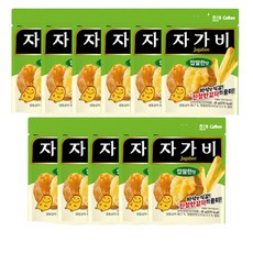해태제과 자가비 짭짤한맛 스낵 파우치, 45g, 11개