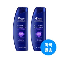 헤드앤숄더 클리니컬 스트렝스 어드밴스드 오일 컨트롤 샴푸, 2개, 400ml