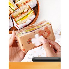 손코팅지 OHP필름 식품용 샌드위치 포장지 코팅지, 18. 원형 스티커 100개