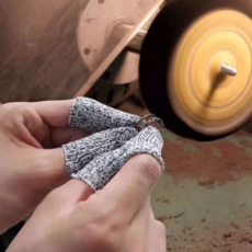 안전 골무 작업용 손가락 보호 손 베임 방지 골무 정밀 내마모성 슬리브 가정용 보호대 재사용 신축성