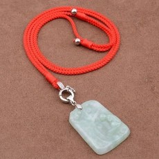 臺灣出貨 編織掛脖繩 卡扣吊墜掛繩細款手工編織佛牌掛脖項鏈掛墜繩子粗款, 白金色款(2mm)/紅色, 1個