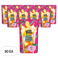 까페리얼 복숭아 아이스티, 230ml, 90개