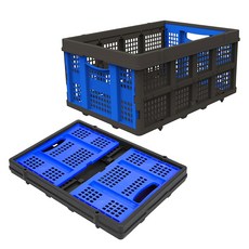 多功能折疊收納箱 - 灰色款/藍色款, 折疊箱-藍色