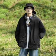林柏 冰涼感戶外運動防曬風衣外套 輕薄透氣拉鍊口袋設計