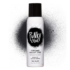 헤어 컬러 스프레이 (일반컬러 형광 글리터), PC11 트루 블랙(검정), 1개
