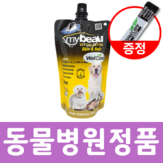 마이뷰 스킨 헤어 피모영양제 300ml + 유산균 셋트 [동물병원 정품], 1개, 피부/피모, 300g