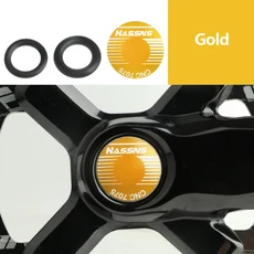 HASSNS Mtb 크랭크 방진 커버 캡 자전거 Hollowtech 통합 셋 먼지 플러그 산악 방수 나사 사이클링, 02 Dust plug gold