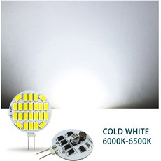 모터 홈 전구 보트 조명 RV JC T3 G4 LED 천장 캐비닛 램프 책 선반 6 개 12V 24V DC AC, 1개, 01 White 6000K