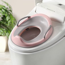 嬰兒童馬桶圈大號坐便器男孩女寶寶專用坐墊便盆蓋梯小孩厠所家用, 粉黛坐便圈
