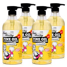 은나노스텝 시즌4 파인오일 친환경 비건 1종 주방세제 레몬향, 4개