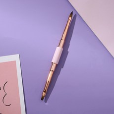 핑크 양용 네일 브러시, 1개, 핑크-3