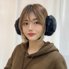 VANANA2 男女通用便攜式毛絨耳罩 2入組