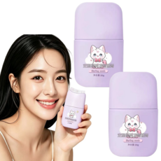 픽클리 잔머리 픽서 스틱 헤어마스카라 잔머리 정리 초강력 고정 방수 땀방지 투명 헤어왁스, 2개, 80g