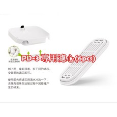 專用濾心 適用於寵物飲水機, 1個, SOBO-PD-3 專用濾心(6PCS)