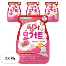 아이배냇 핑거 요거트, 딸기, 20g, 28개