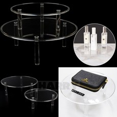 마켓터치드 투명 원형 제품진열대 소품받침대, 150