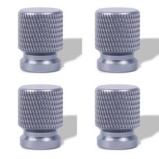 1 8pcs 타이어 밸브 캡 알루미늄 자동차 바퀴 젖꼭지 플러그 AutoTyre 줄기 림 커버, 4pcs Gray
