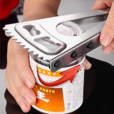 에키보 다용도 만능 오프너 병따개 스텐 캠핑 캔뚜껑따개, 1개