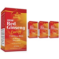 Terry Naturally 紅蔘精華膠囊, 4個, 30 件