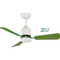 穩帝士 36吋 DC直流變頻吊扇燈 LED 16瓦 附遙控器, 黑