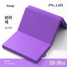 접이식 피트니스 매트 요가 운동 스트레칭매트 헬스장매트 두꺼운 스트레칭, 1개, 17. 카다몬퍼플 200x100, 30mm