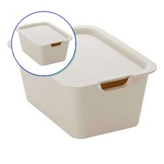 쌍문상회 박스 정리함 상자 보관함 플라스틱 스토리지 이노마타 뚜껑 일본 선정리 다용도 대형 40872EA, 다크그레이 (대형)