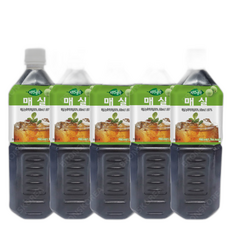 아이스티 과일액상 /희창 자연생각 매실차, 980ml, 5개