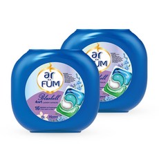 아로퓸 4in1 콤팩트 캡슐세탁세제 블루벨 70개입, 2개