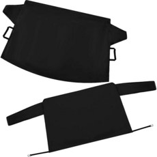 2피스 자동차 앞유리 스노우 커버 아이스 프로스트 프로텍터 방풍 자동차 커버 옥스포드 윈드실드 핏 겨울 스노우 디펜더 대부분의 차량 트럭 SUV용, 2피스 자동차 앞유리 스노우 커버 아이스 프로스트 프로