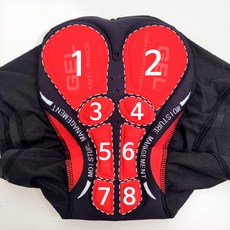 8쿠션 자전거바지 자전거 속바지 패드바지 라이딩 엉덩이 안장통 HZ33