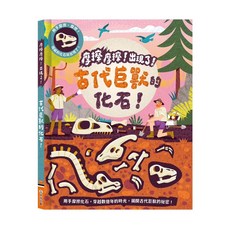 禾流 摩擦摩擦！出現了！古代巨獸的化石 恐龍化石 挖掘現場 感溫變色油墨 古生物學家 古代巨獸【30533293】, 1個