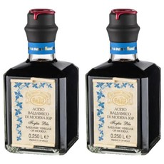 라베키아 모데나 IGP 블루라벨 발사믹식초, 2개, 250ml